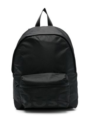 BOSS Kidswear sac à dos à logo imprimé - Noir