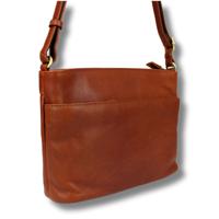 Lioné Crossover Schoudertas Liza Cognac