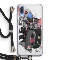 Dissimulation du réel: Samsung Galaxy A40 Transparant Hoesje met koord