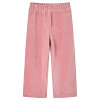 VidaXL Kinderbroek 128 ribfluweel lichtroze