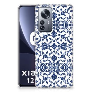 Xiaomi 12 Pro TPU Case Flower Blue