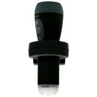 Alecto ATL-110ZT - Oplaadbare LED zaklamp / automatisch LED nachtlampje, zwart