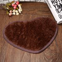 Hart vorm antislip Bad matten keuken tapijt Home Decoratie (koffie)