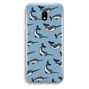 Narwhal: Samsung Galaxy J3 (2017) Transparant Hoesje