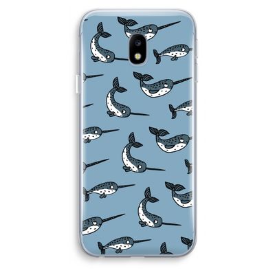 Narwhal: Samsung Galaxy J3 (2017) Transparant Hoesje