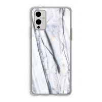 Gestreepte marmer: OnePlus 9 Transparant Hoesje