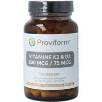 Proviform vitamine k2 200mcg & d3 75mcg