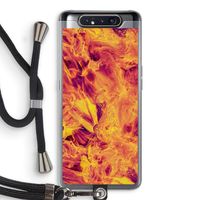 Eternal Fire: Samsung Galaxy A80 Transparant Hoesje met koord Eternal Fire: Samsung Galaxy A80 Transparant Hoesje met koord