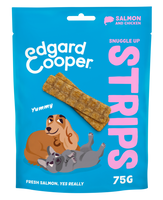 Edgard & Cooper Strips Zalm&Kip hondensnacks 75 gram