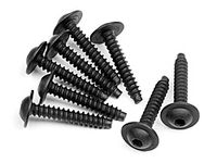 Tp flanged screw m3x18mm (hex socket/8pcs) - thumbnail