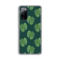 Monstera leaves: Samsung Galaxy S20 FE / S20 FE 5G Transparant Hoesje