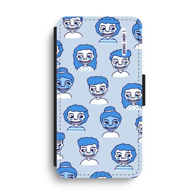 Gezichtjes: iPhone XS Max Flip Hoesje
