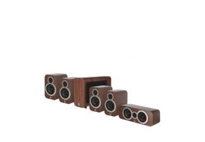 Q Acoustics: Q3010i 5.1 Homecinema Pack - Walnoot