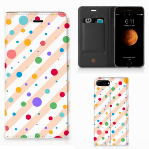 Apple iPhone 7 Plus | 8 Plus Hoesje met Magneet Dots