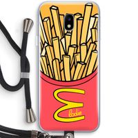 McElodie: Samsung Galaxy J3 (2017) Transparant Hoesje met koord