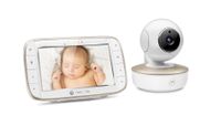 Motorola Nursery Baby Monitor - VM 855 Connect - Wit/Goud - met Motorola Nursery App - 5-inch Ouderunit - Nachtvisie - thumbnail