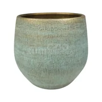 Bloempot Ryan Shiny Blue Ø31cm