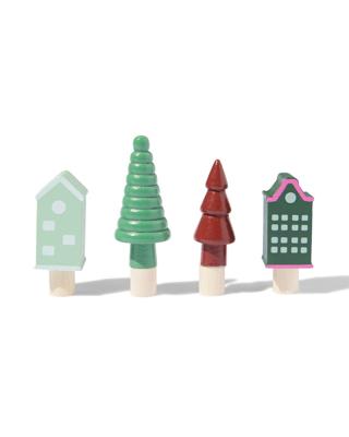 HEMA Houten Figuren Kerst (multi)