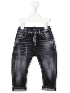 DSQUARED2 KIDS jean à patch logo - Gris