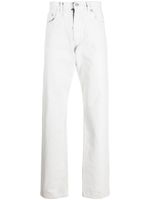 Maison Margiela pantalon droit à effet taches de peinture - Blanc