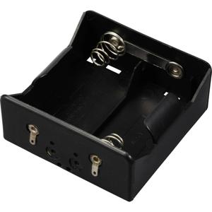TRU COMPONENTS TC-13220740 Batterijhouder 2 D (mono) Soldeeraansluiting (l x b x h) 71 x 70 x 31 mm