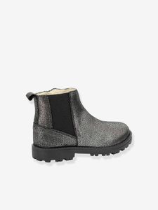 Leren meisjesboots Groofit KICKERS® grijs
