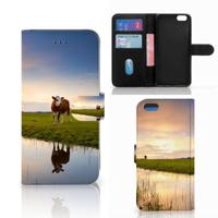 Apple iPhone 7 Plus | 8 Plus | Telefoonhoesje | Met pasjeshouder | Koe