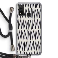 Marrakech Zigzag: Huawei P Smart (2020) Transparant Hoesje met koord