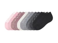 lupilu 10 paar kinder sokken (roze/crème/grijs/navy, 27/30)