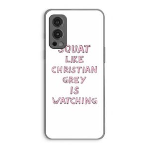 Christian Grey: OnePlus Nord 2 5G Transparant Hoesje