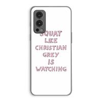 Christian Grey: OnePlus Nord 2 5G Transparant Hoesje