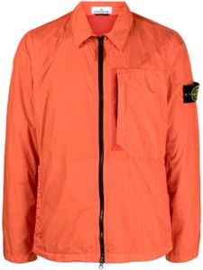 Stone Island veste légère Crinkle Reps à badge Compass - Orange