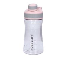 Waterfles / drinkfles / sportfles Aquamania - lichtroze - 530 ml - kunststof - bpa vrij - thumbnail