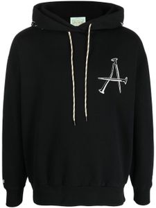 Aries hoodie à imprimé graphique - Noir