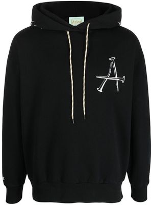 Aries hoodie à imprimé graphique - Noir