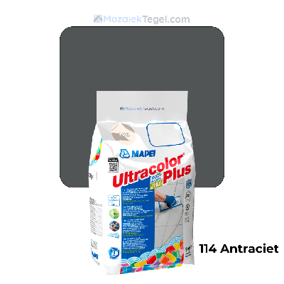 Mapei | Ultracolor Plus | 114 Antraciet | Cementgebonden | Voegmiddel | 5KG