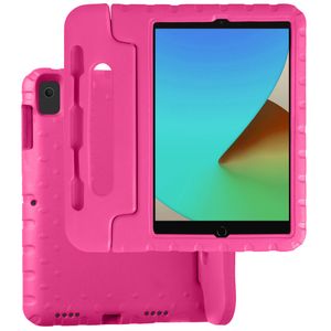 Basey iPad 10.2 2020 Kinderhoesje Foam Case Hoesje Cover Hoes -Roze