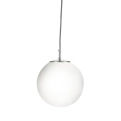 Searchlight Glazen hanglampAtom Ø 25cm met chroom - 6066