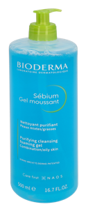 Bioderma Sebium Gel Moussant Gezichtsreiniging 500 ml