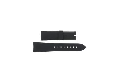 Horlogeband Burberry BU7505 Rubber Zwart 22mm