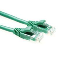 ACT Groene 0,5 meter U/UTP CAT6 patchkabel component level met RJ45 connectoren