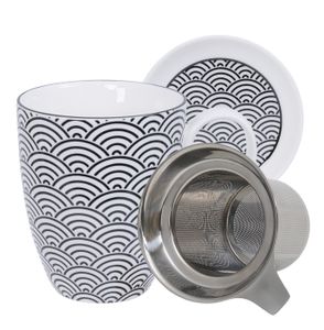 Tokyo Design Studio - Nippon Black - Mokset - Golven - 8,5 x 10,2cm 380ml