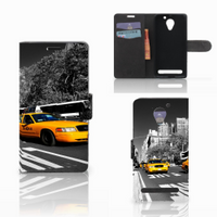 Lenovo C2 Power Flip Cover New York Taxi - thumbnail