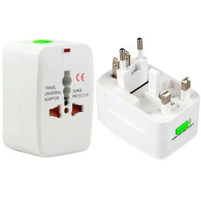 Steek Adapter universele EU VS UK AU reizen AC Power Adapter Plug(White)