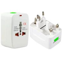 Steek Adapter universele EU VS UK AU reizen AC Power Adapter Plug(White)