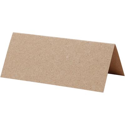 Creativ Company Naamkaarten, afm 9x4 cm, 220 gr, naturel, 20 stuk/ 1 doos