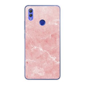 Roze marmer: Honor Note 10 Transparant Hoesje