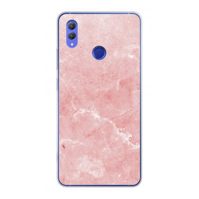 Roze marmer: Honor Note 10 Transparant Hoesje