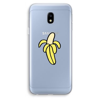 Banana: Samsung Galaxy J3 (2017) Transparant Hoesje