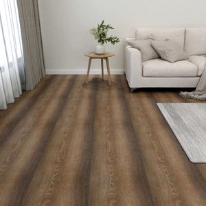 VidaXL Vloerplanken zelfklevend 55 st 5,11 m² pvc bruin